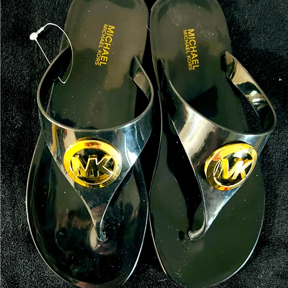 Michael Kors never worn black sandals
